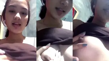 Bokep Indo ABG Cantik Remas Dada Amatir poster