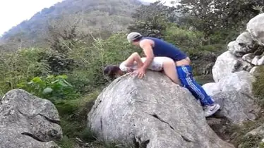 Intip ABG Ngentot Di Atas Bukit Sunyi poster
